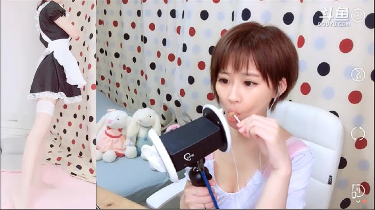 [斗鱼菇菇]人美声甜 ASMR助眠合集 11
