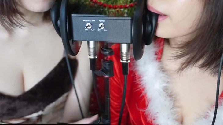 ASMR双人舔耳耳骚哄睡故事